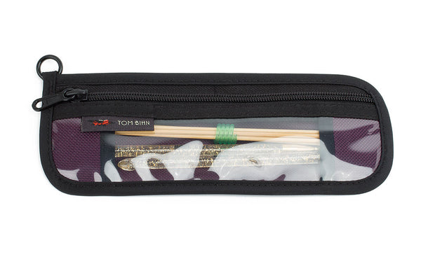 Knitting Tool Pouch Size 3 in Aubergine (dark purple) 1050 Ballistic.